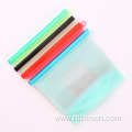 Food grade reusable silicone plastic bag